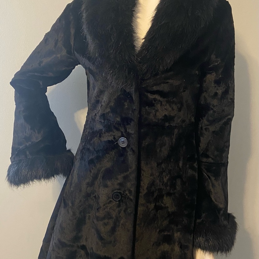 Blanc Noir Black Teddy Jacket